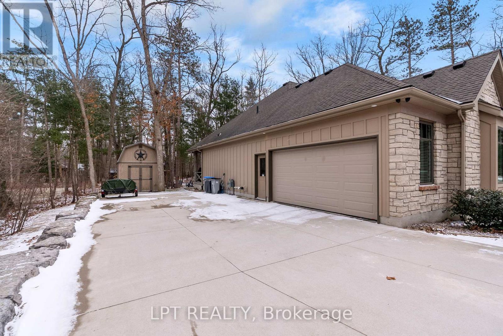 2 car side entrance garage door.