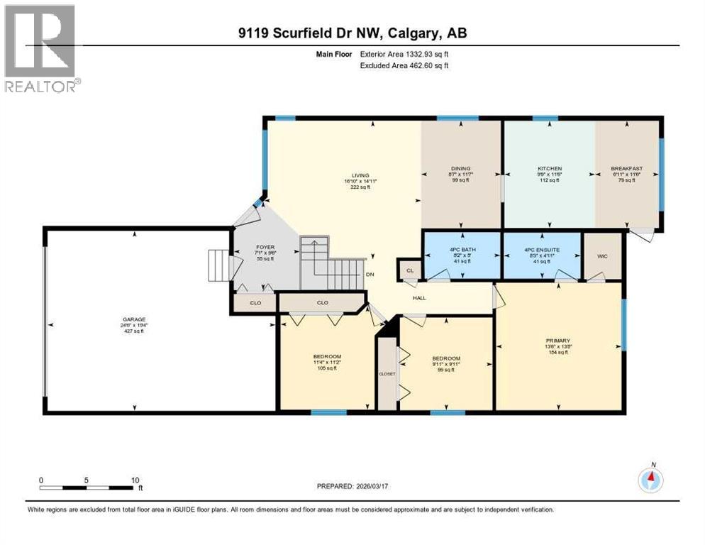 Single Family House Bungalow for Sale in  Scurfield Drive NW Scenic Acres Calgary 