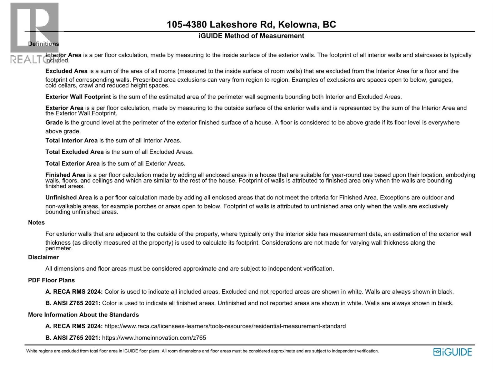 4380 Lakeshore Road Unit# 105, Kelowna