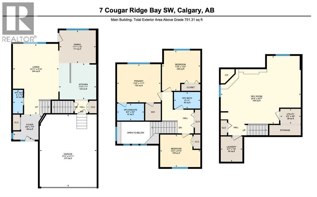 Single Family House for Sale in  Cougar Ridge Bay SW Cougar Ridge Calgary 