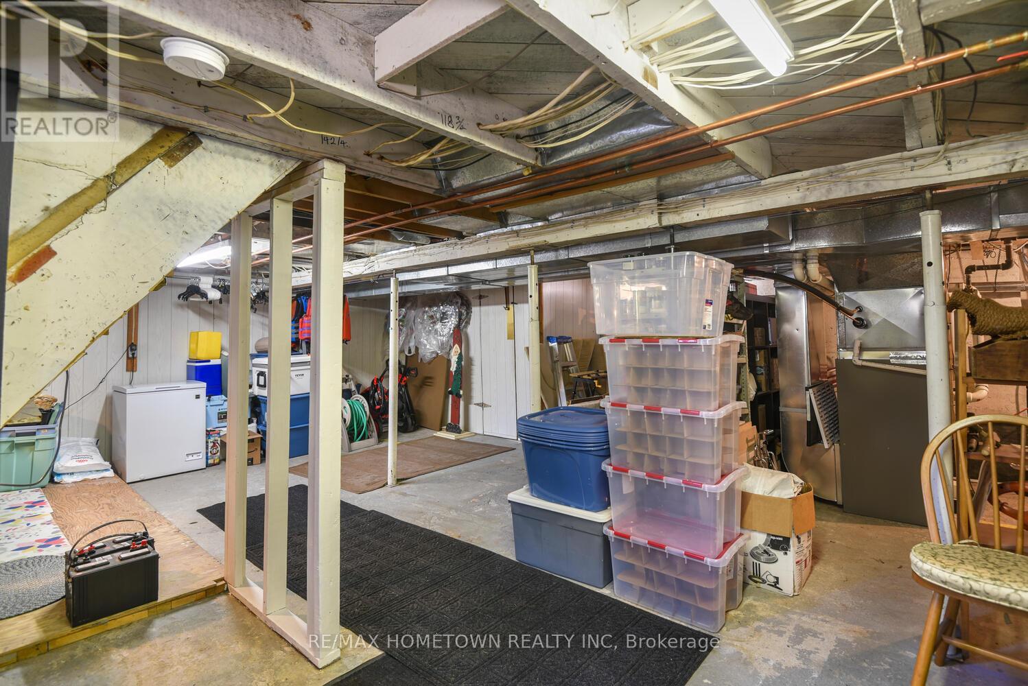 storage in lower level