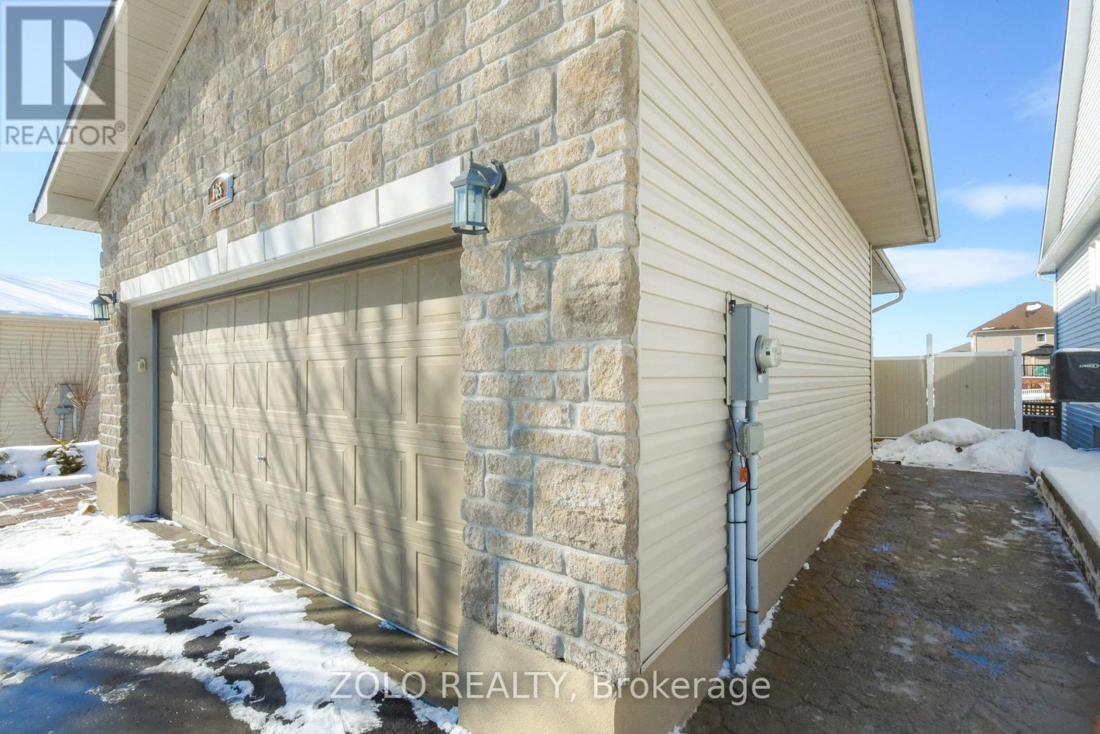 Side walkway to separate entrance to basement