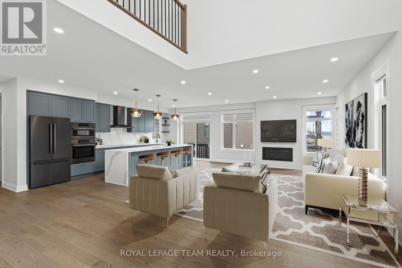 Living Room Virtually Staged