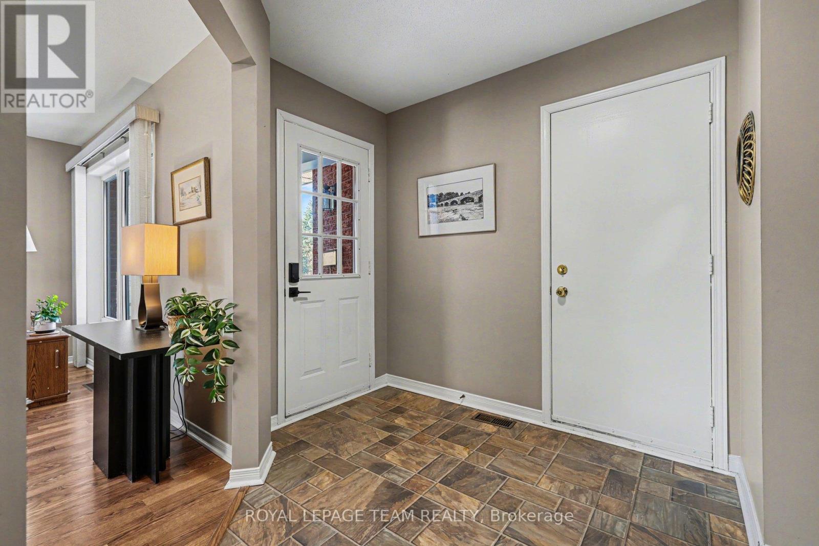 Foyer with entry from Garage