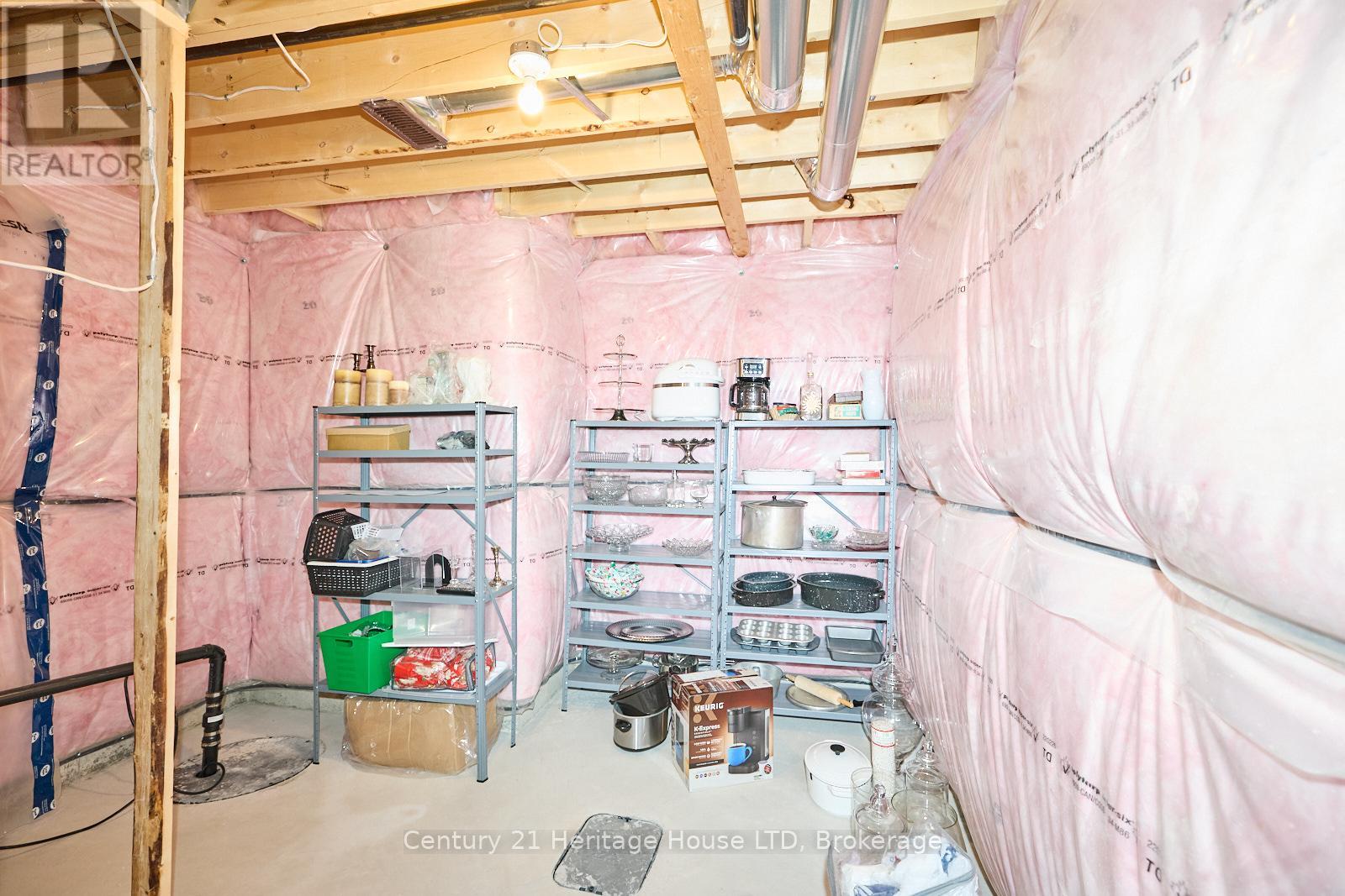 Basement - Unfinished Storage Area