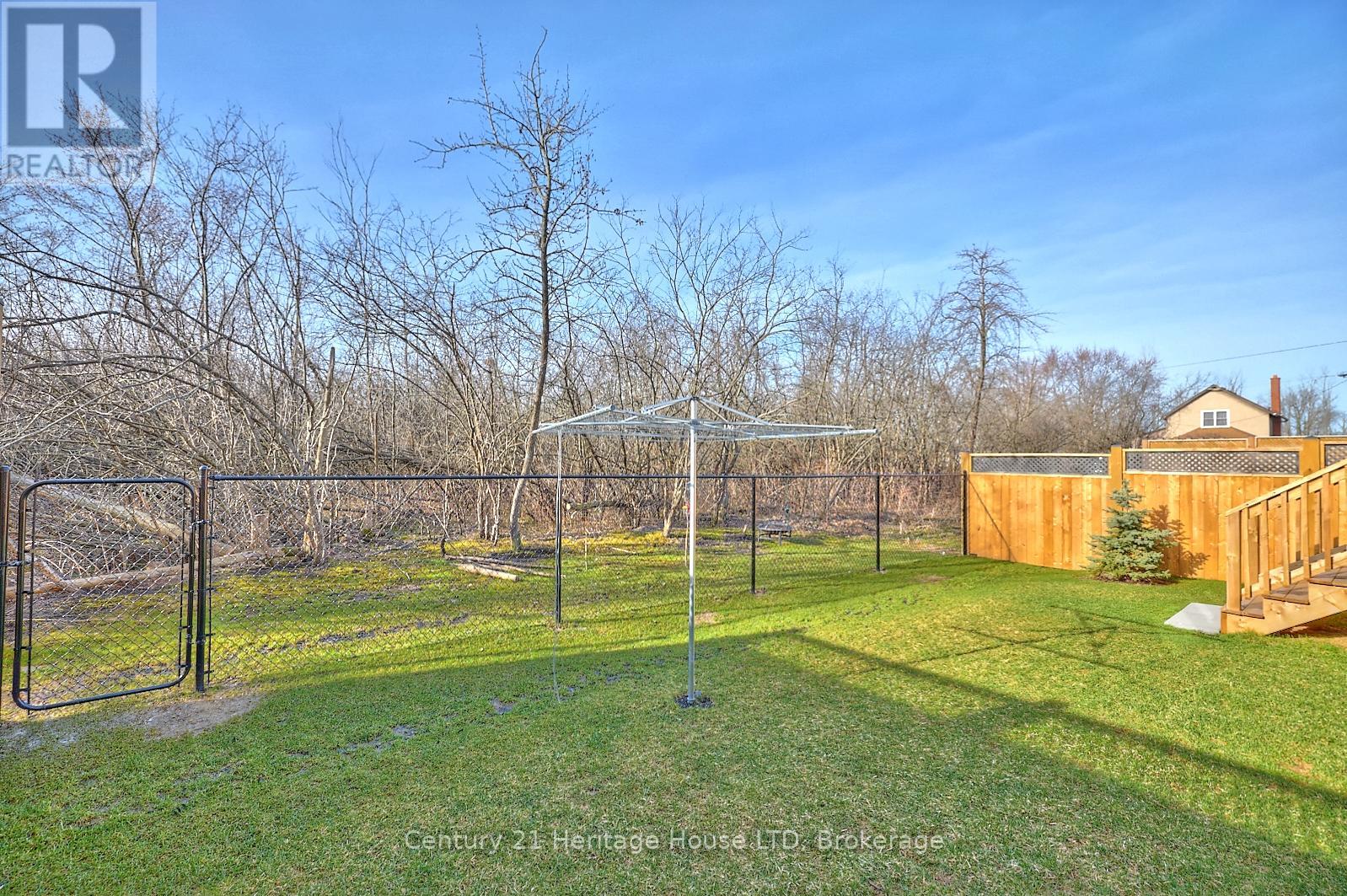Backyard - Partially Fenced In