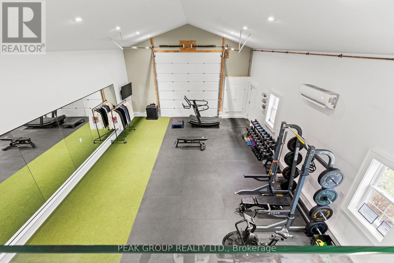 Accessory Dwelling Custom Gym View from Loft