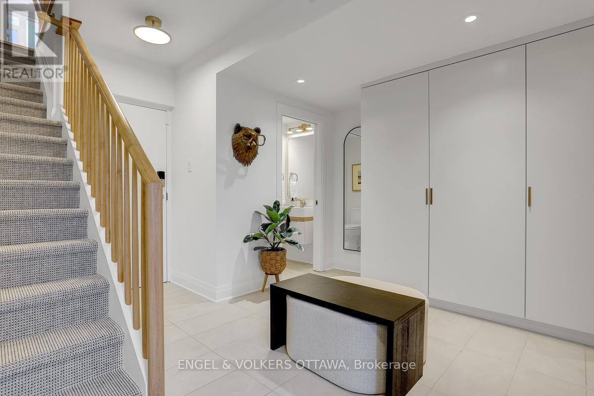 Welcoming foyer with mudroom and office niche