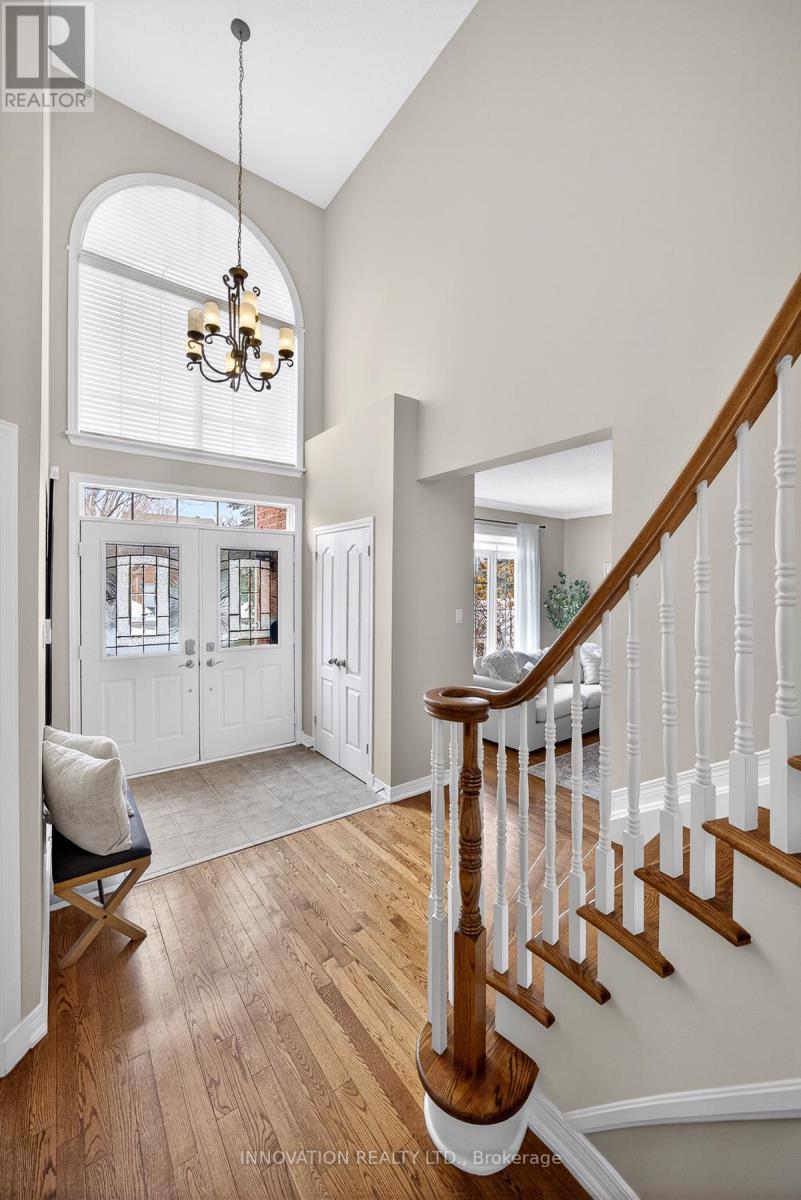 The soaring ceiling sets the tone