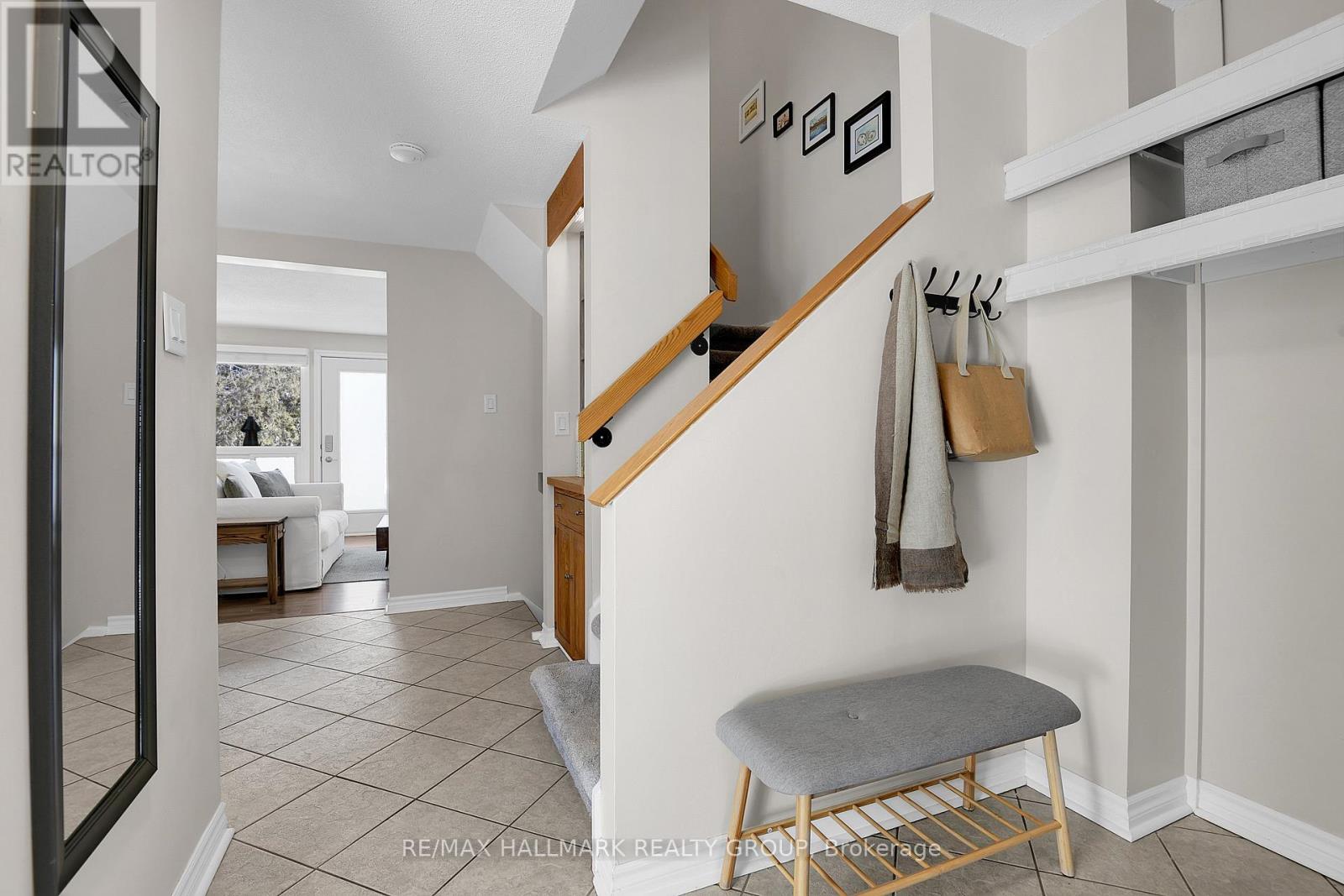 FOYER | view to  living & dining