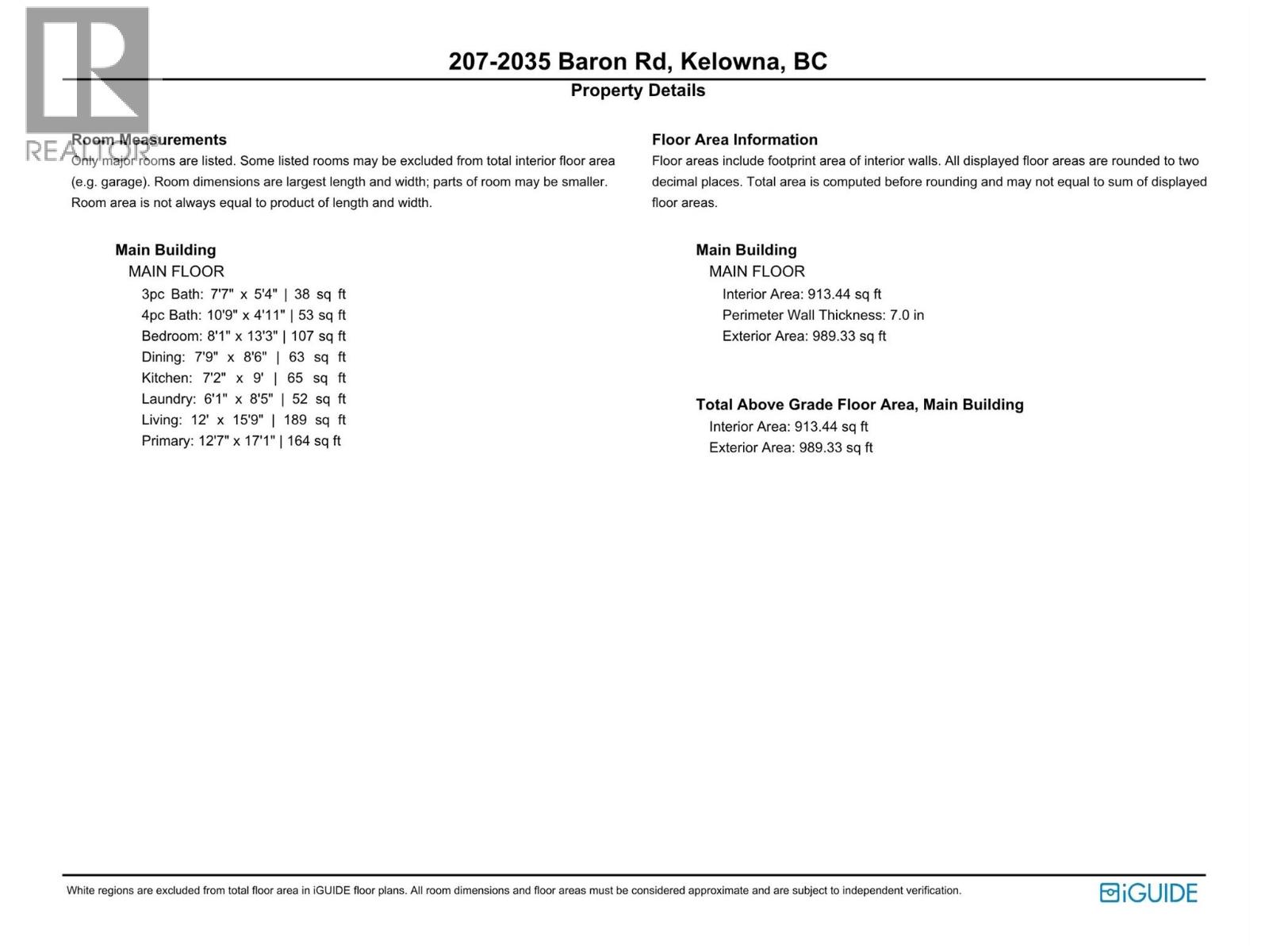 2035 Baron Road Unit# 207, Kelowna