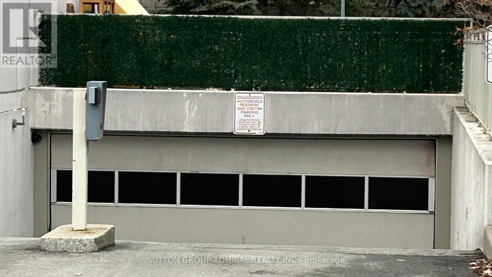 Underground Parking Entrance