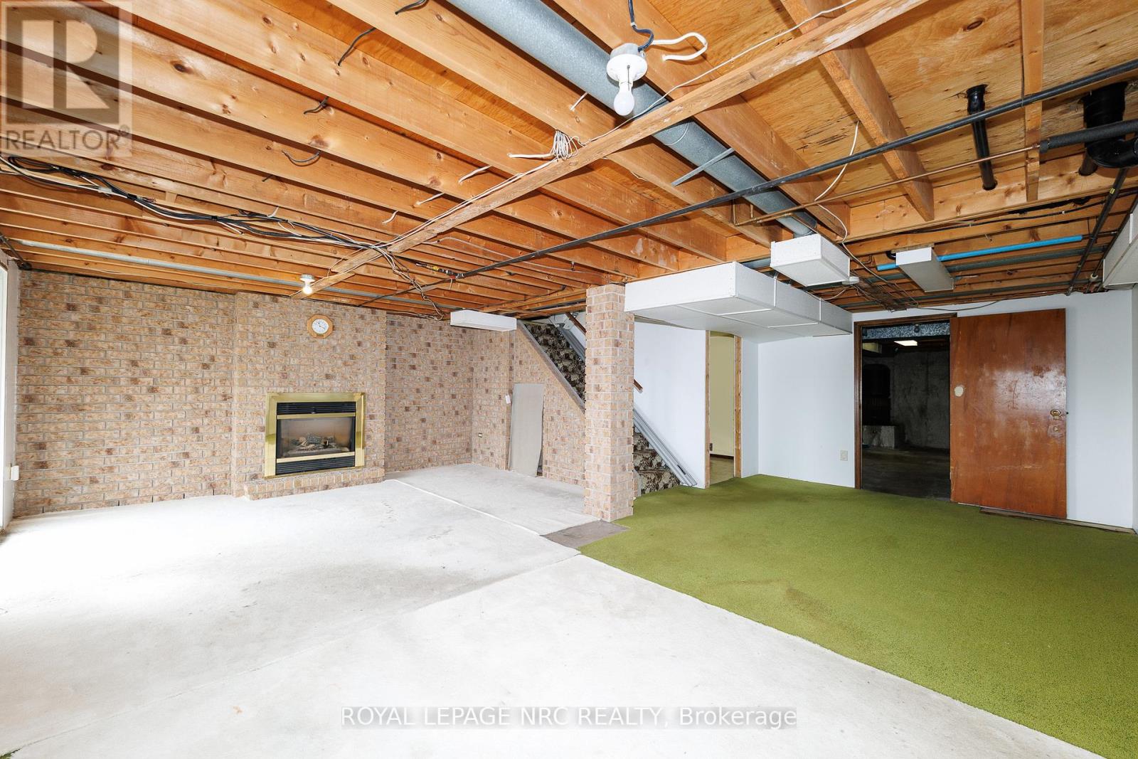Basement rec room