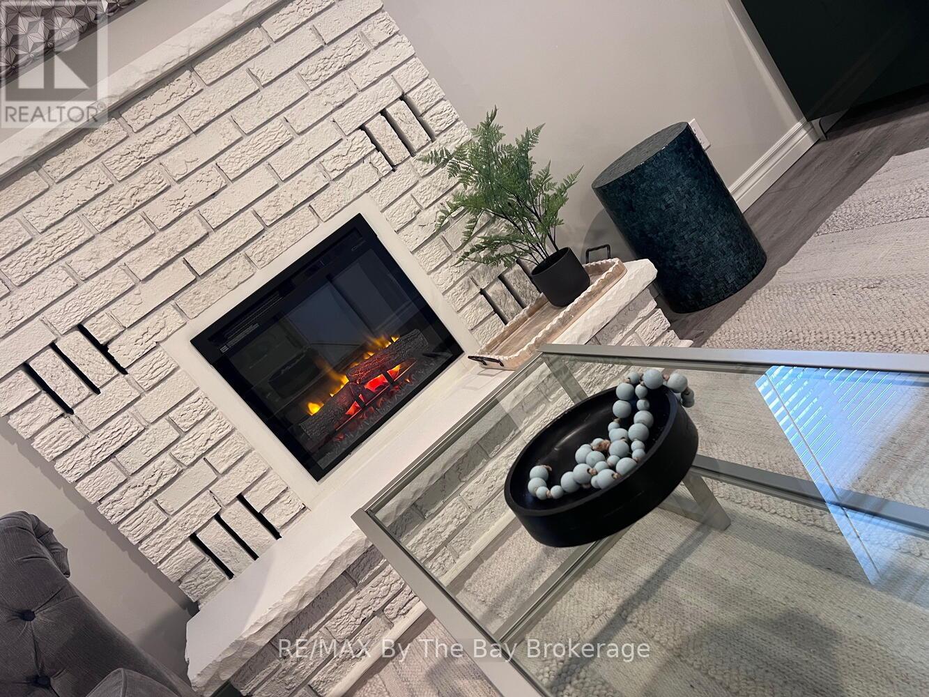 Electric Fireplace Feature Wall Apartment
