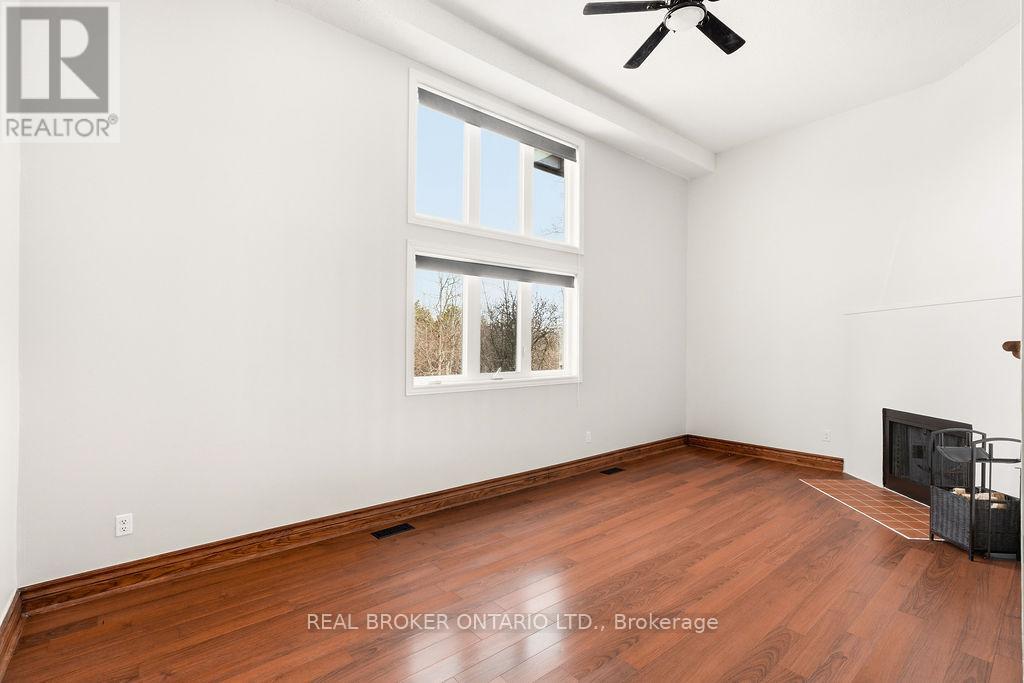 Family Room with Vaulted Ceilings