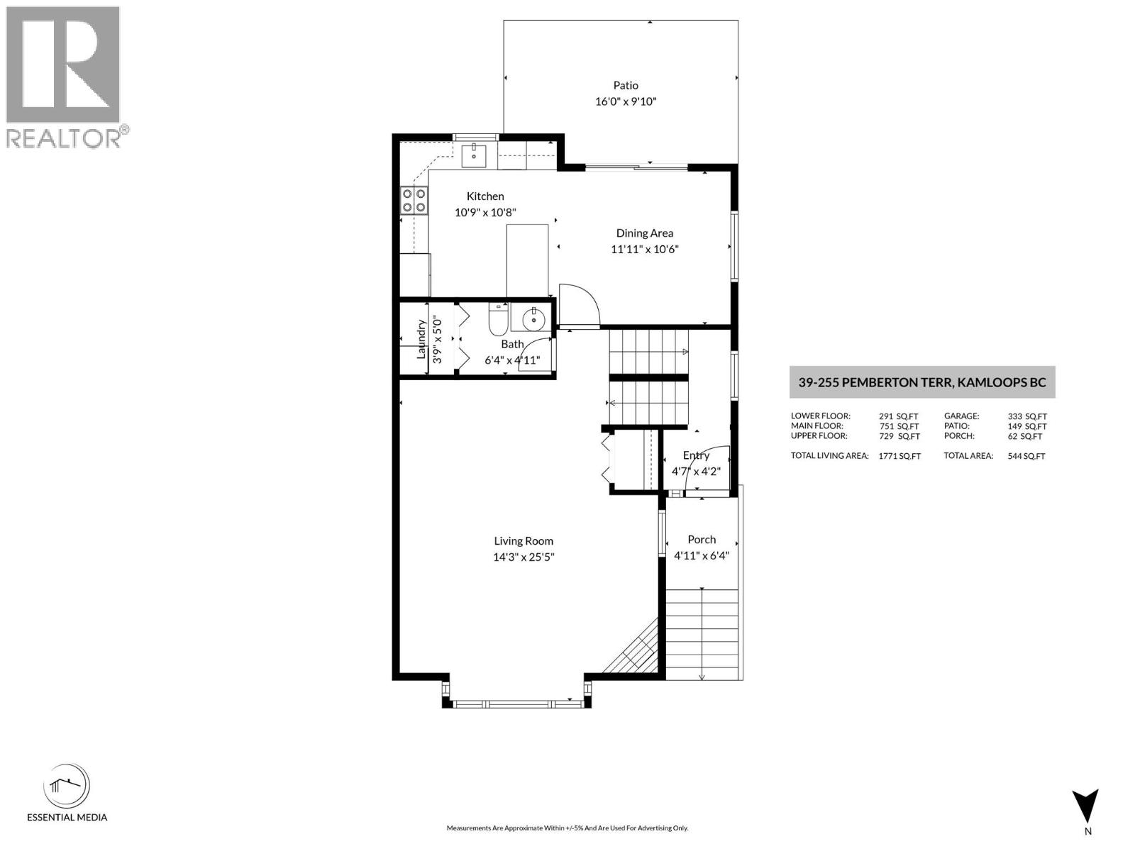 255 PEMBERTON Terrace Unit# 39, Kamloops