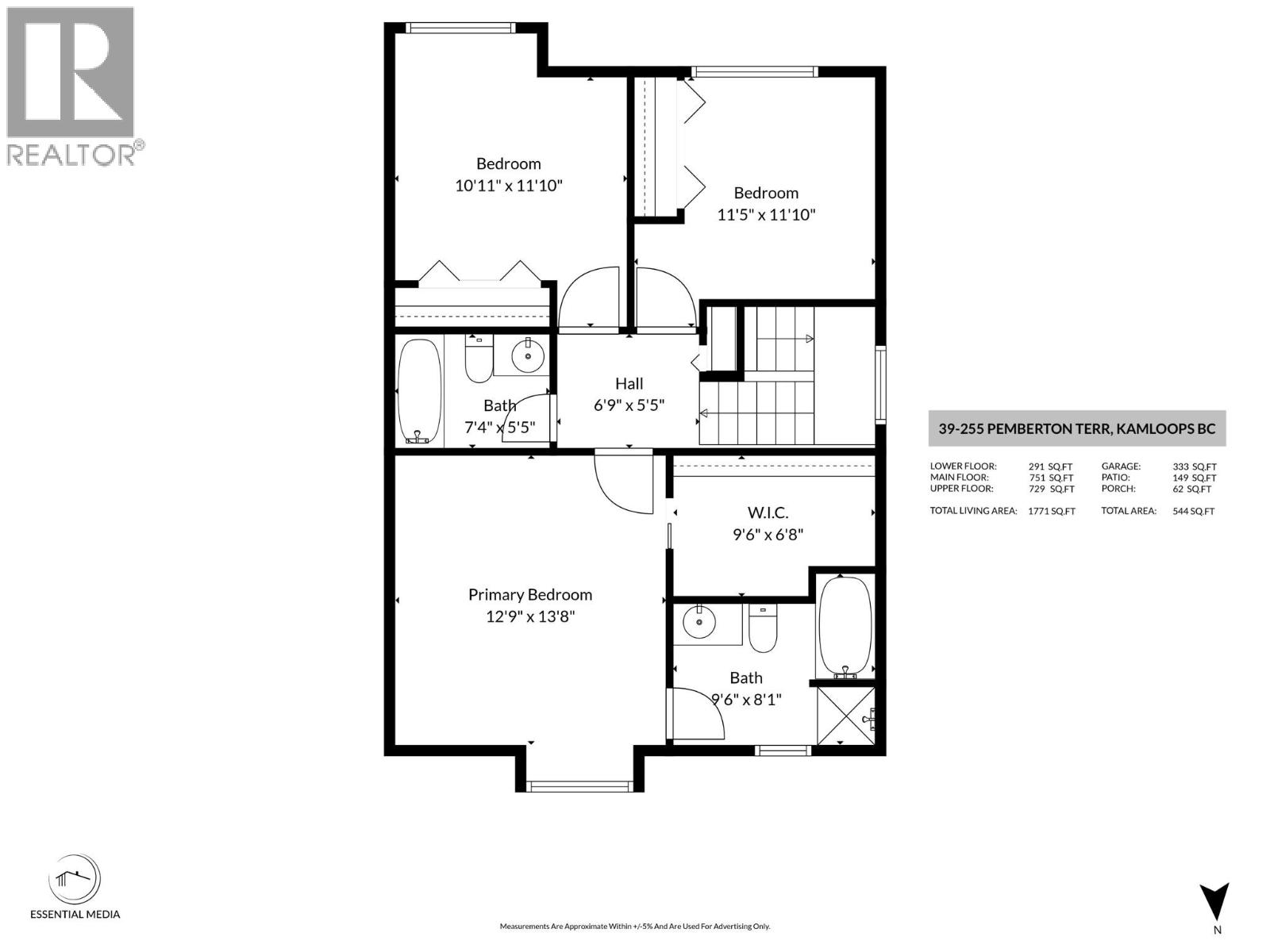 255 PEMBERTON Terrace Unit# 39, Kamloops