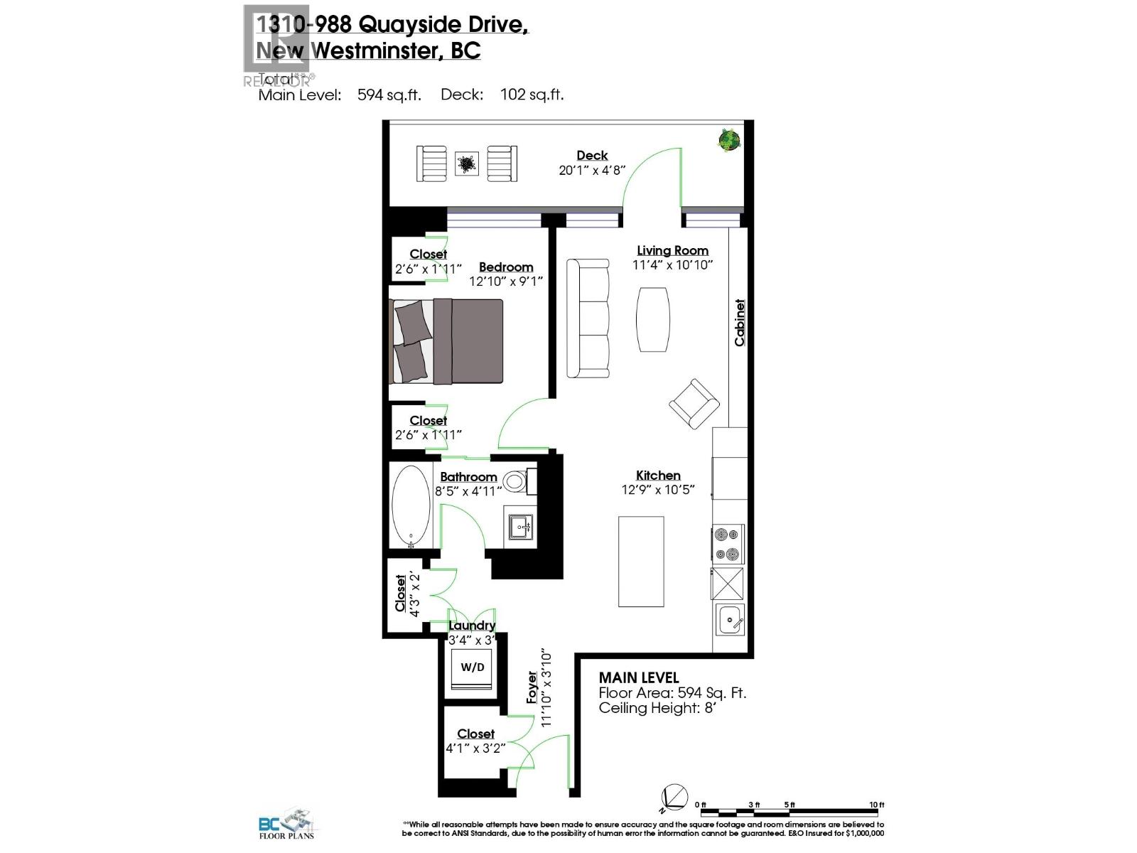 1310 988 QUAYSIDE DRIVE, New Westminster