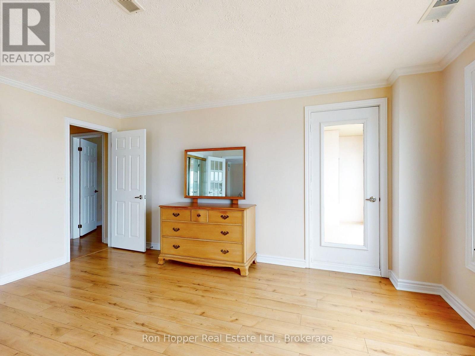 second bedroom with patio access
