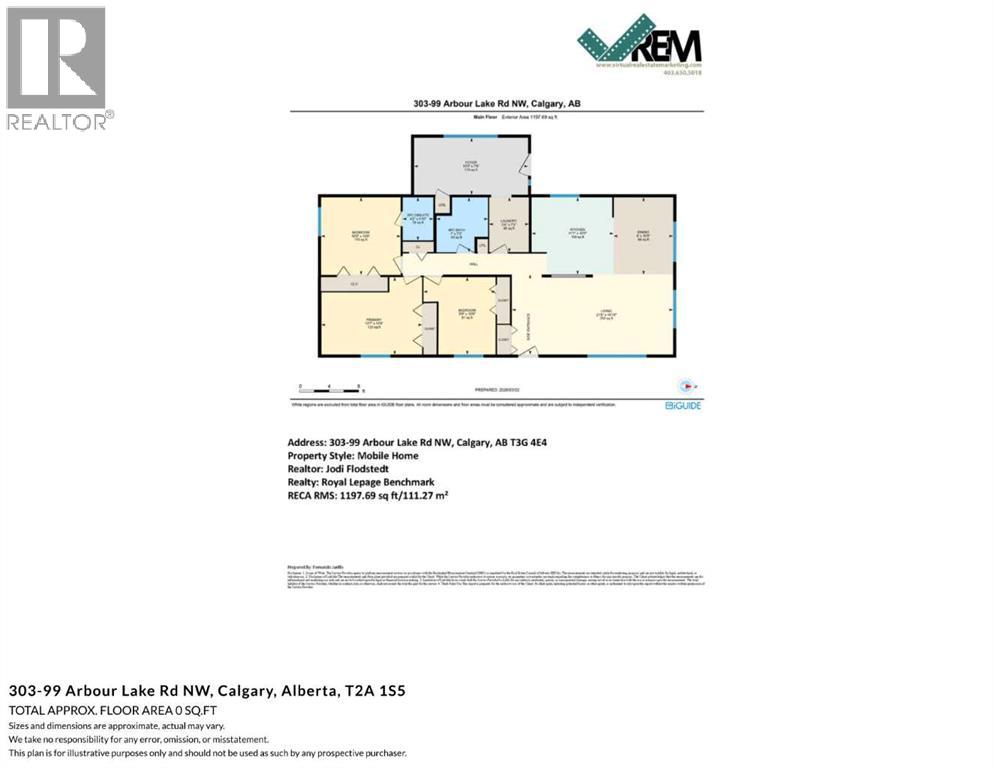 Single Family House Mobile Home for Sale in   Arbour Lake Road NW Arbour Lake Calgary 