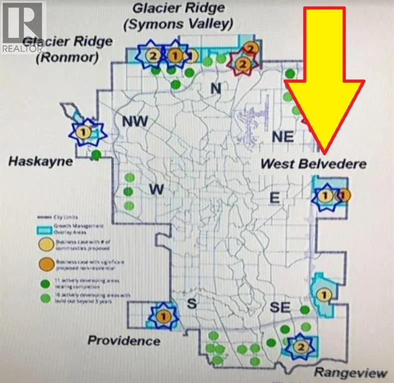 Vacant Land for Sale in R  Avenue SE Belvedere Calgary 