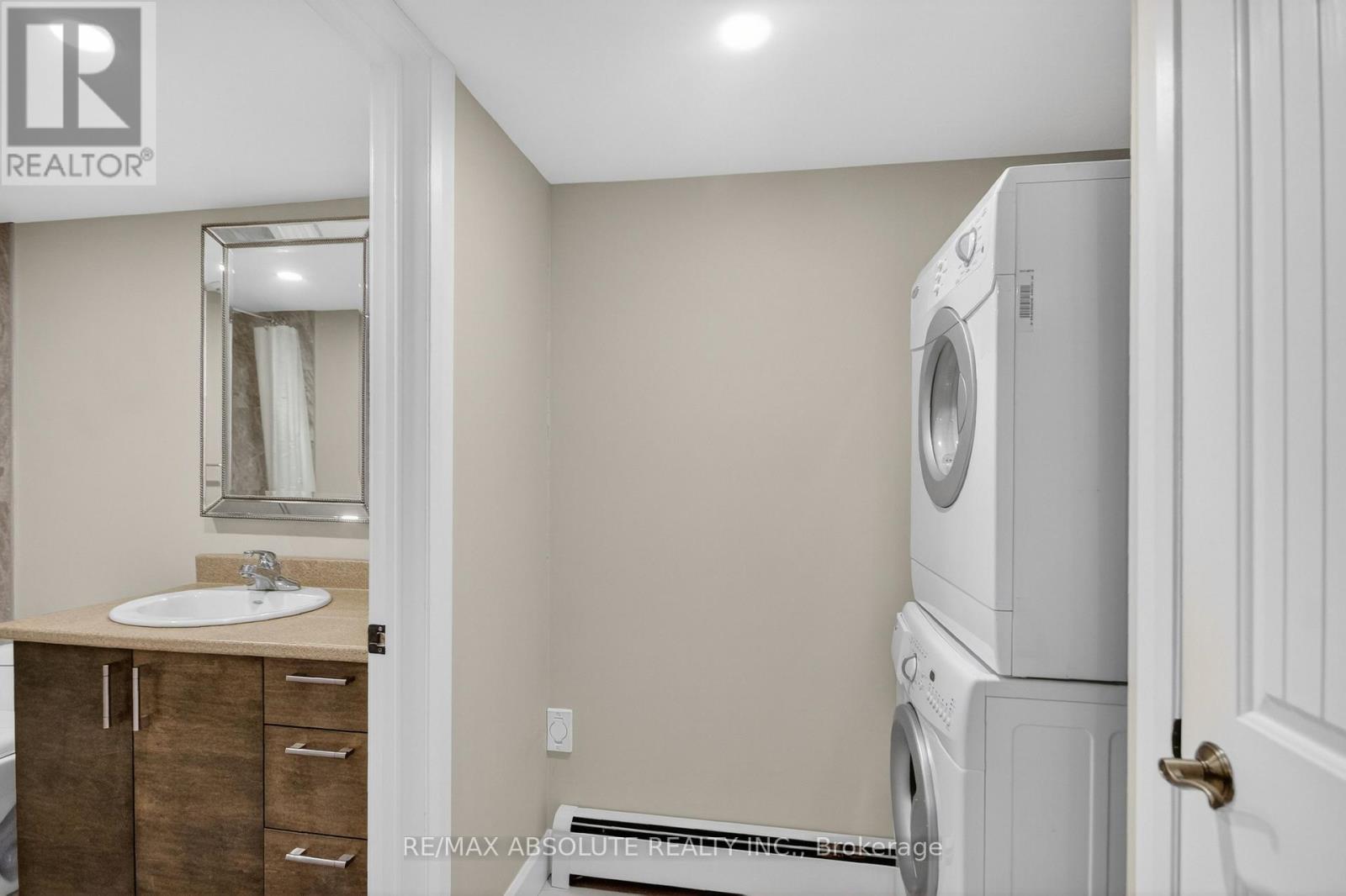 Laundry room/bathroom in basement