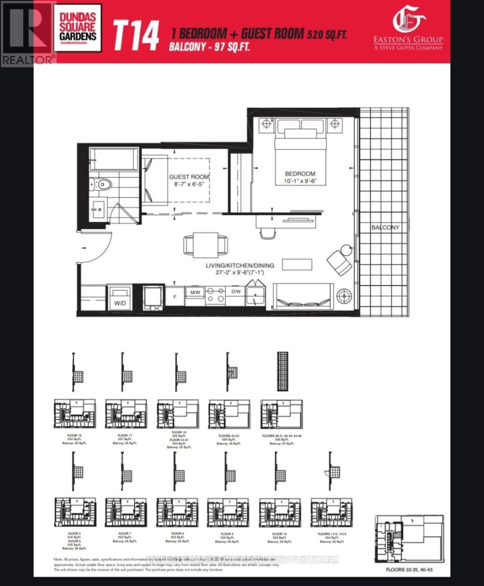 #4014 251 JARVIS STREET - 45
