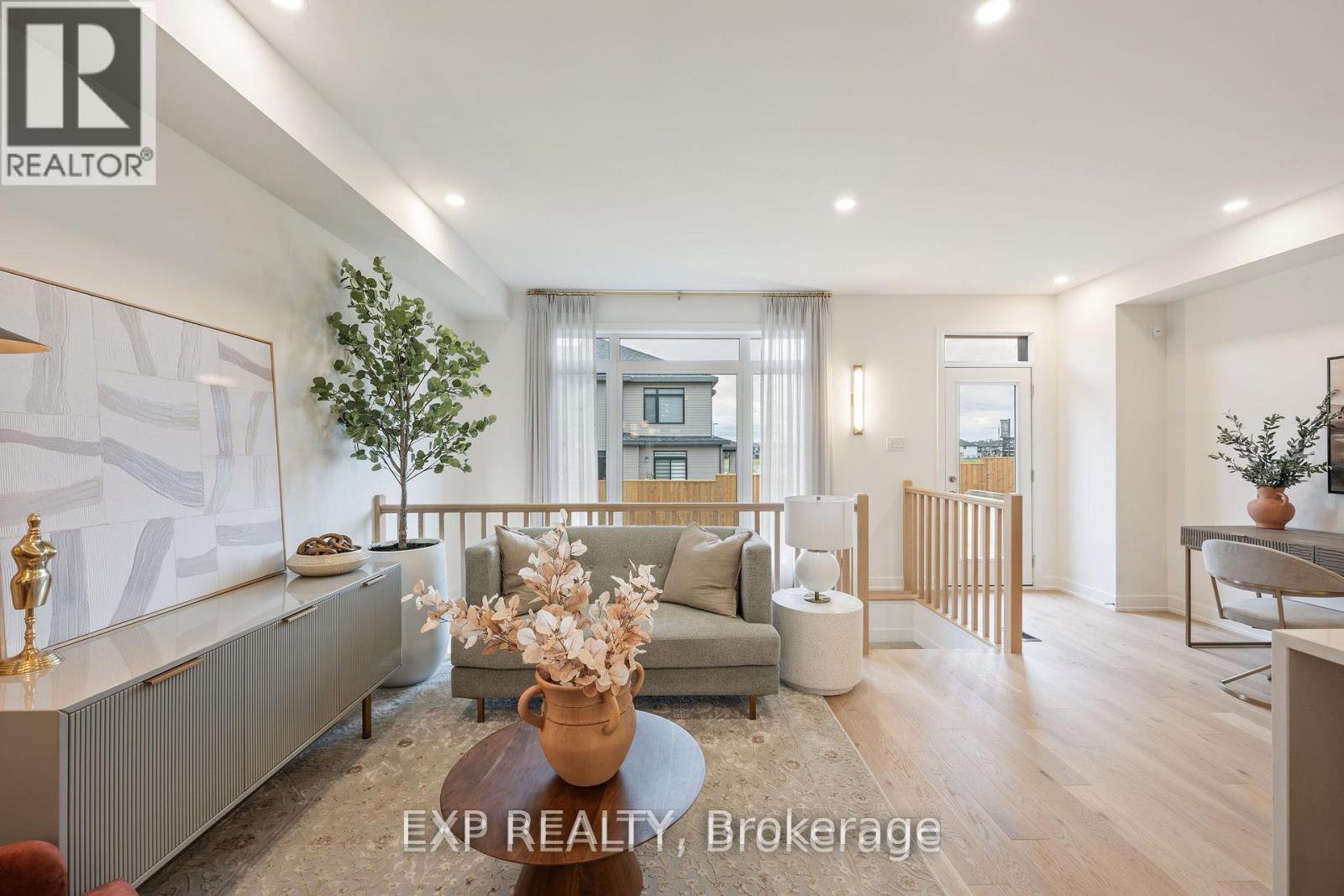 Beautiful living area with large window