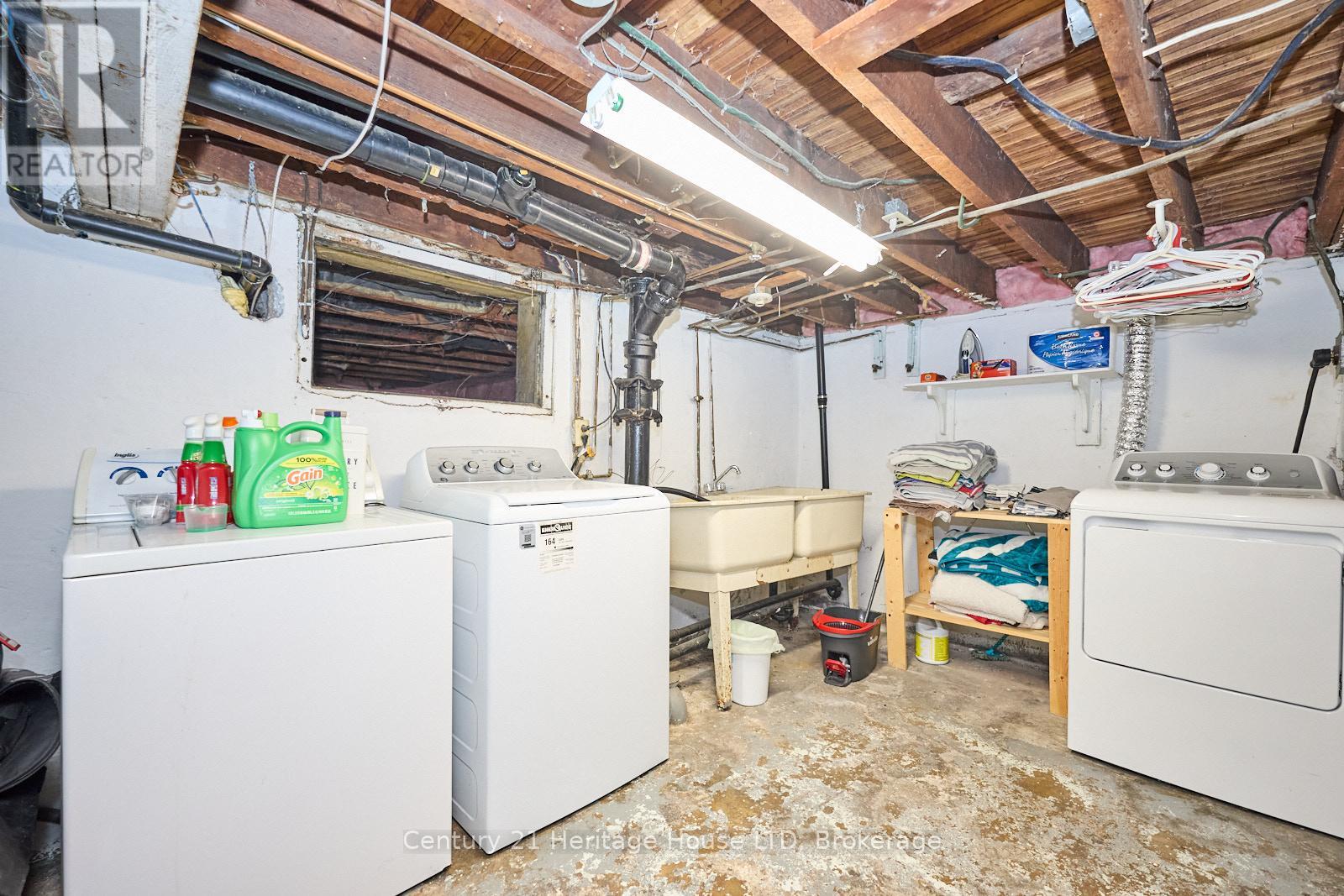 Shared laundry area