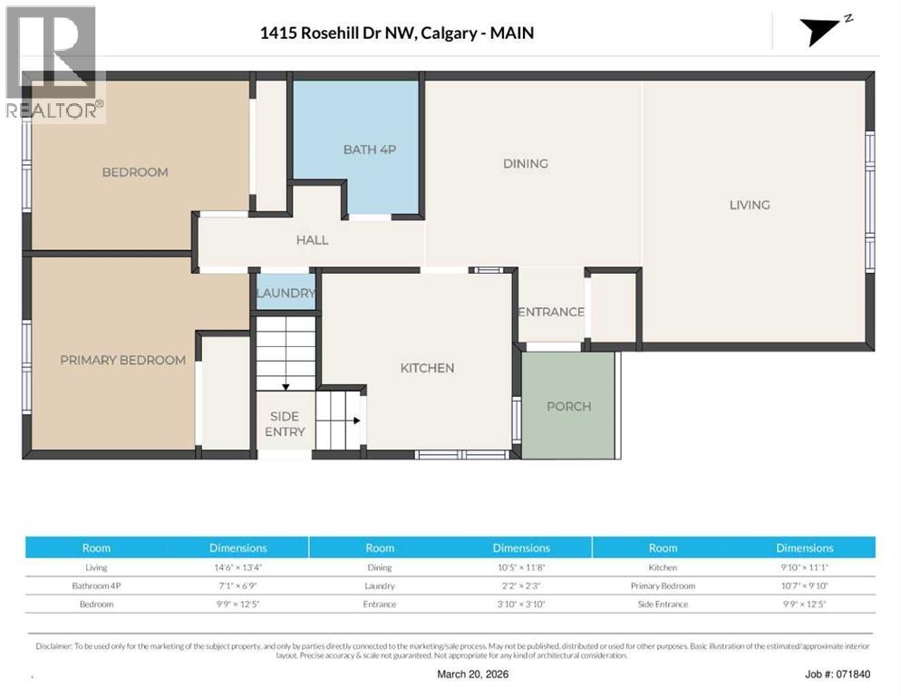 Single Family House Bungalow for Sale in  Rosehill Drive NW Rosemont Calgary 