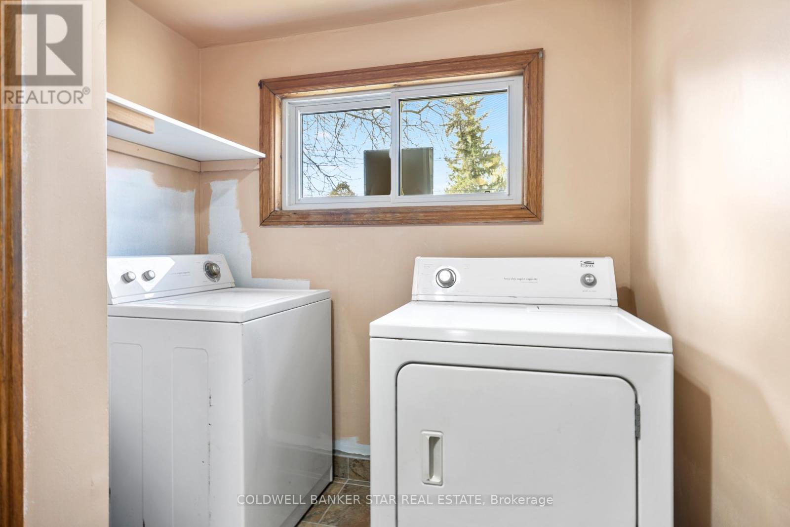 Unit 1 main floor laundry.