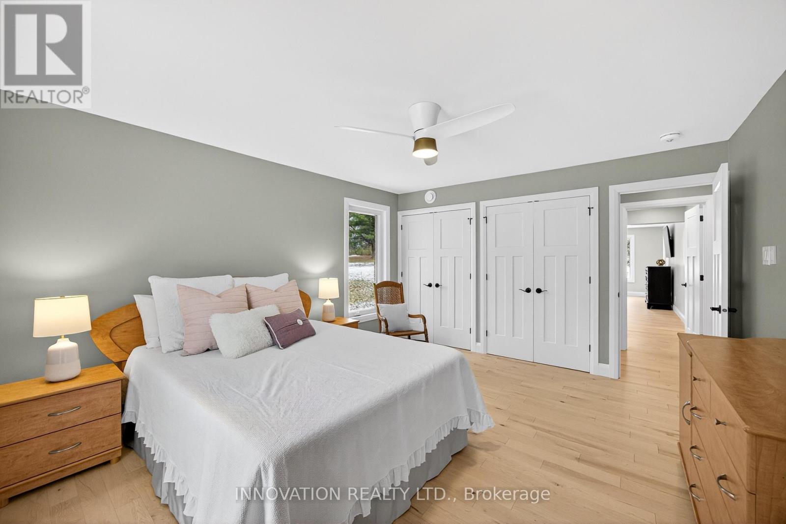 Secondary bedroom with double closets