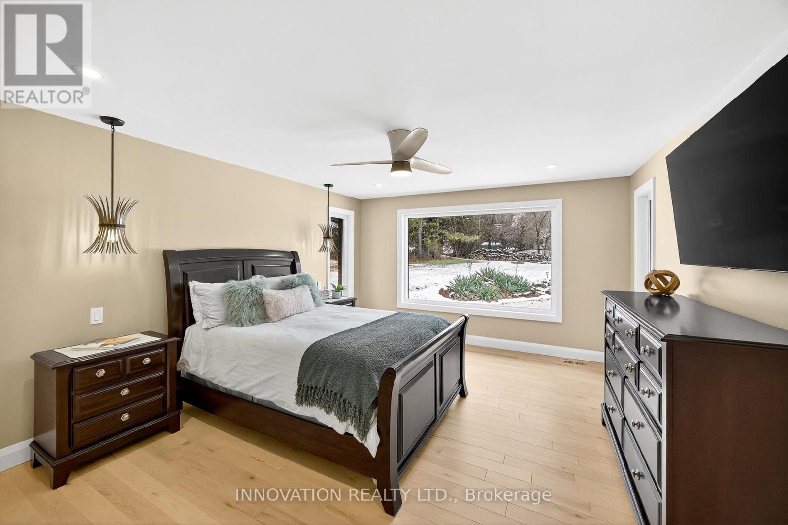 Primary bedroom with stunning views