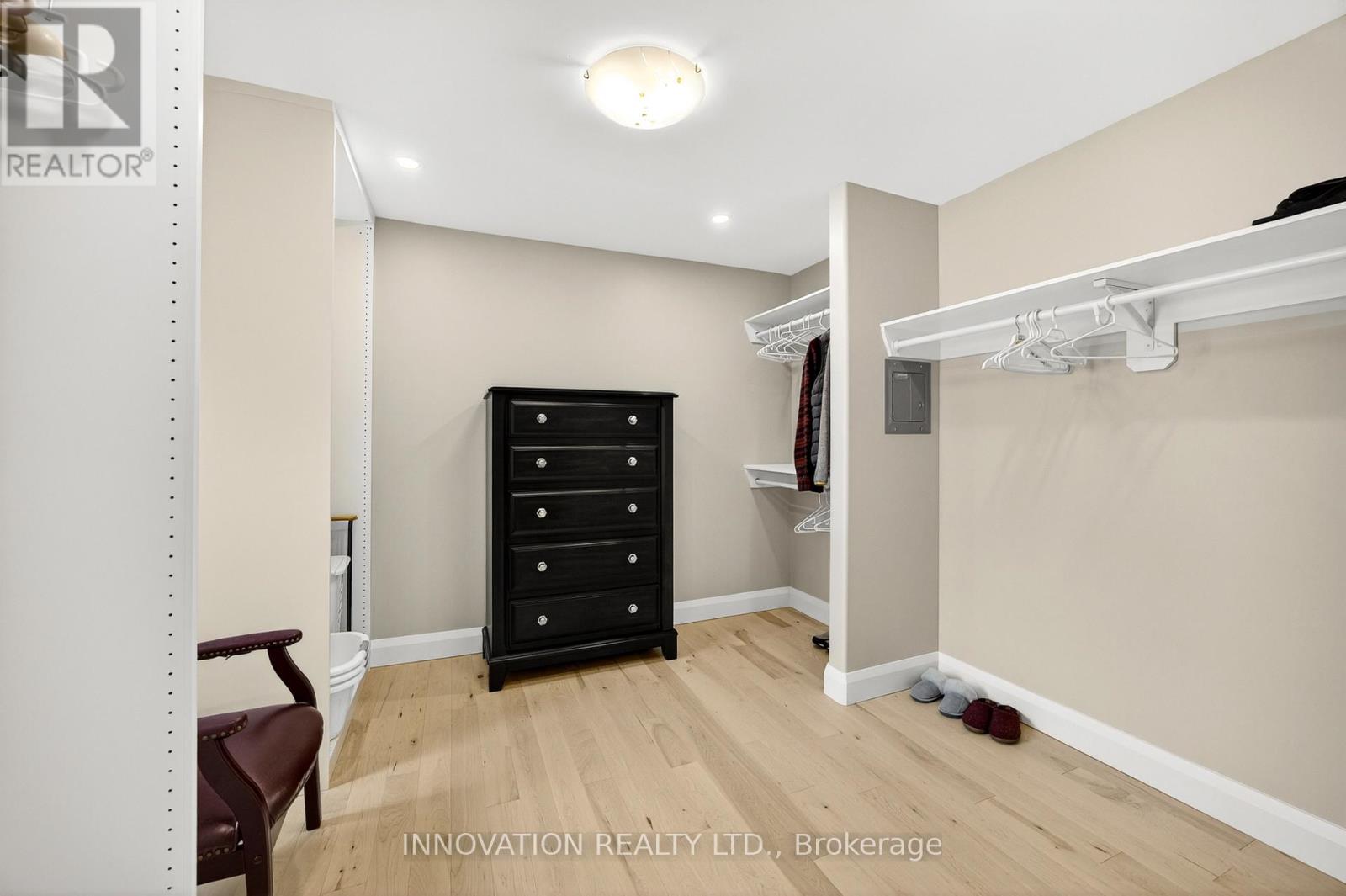 Large primary walk in closet