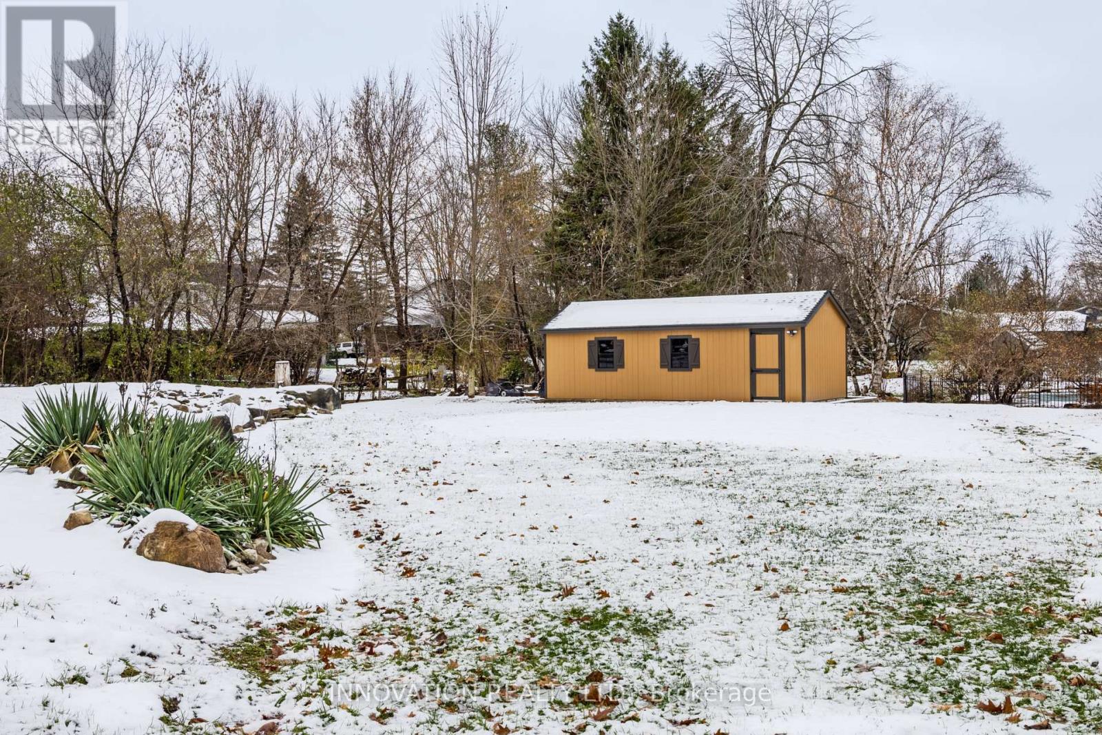 12' x 30' shed with electrical and overhead door