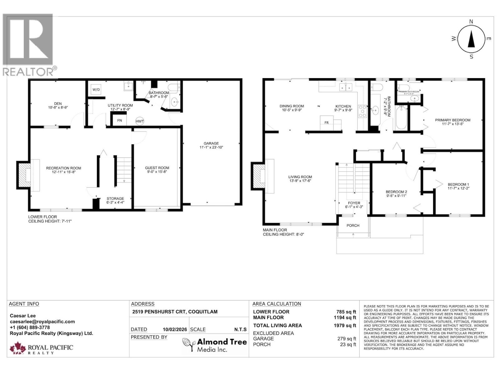 2519 PENSHURST COURT, Coquitlam