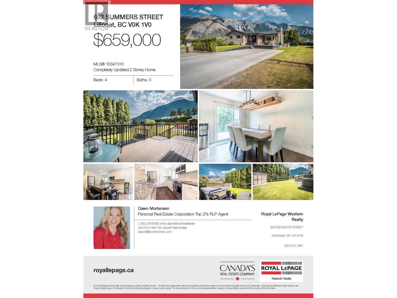 692 Summers Street, Lillooet
