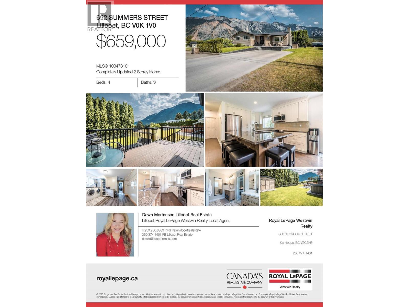 692 Summers Street, Lillooet
