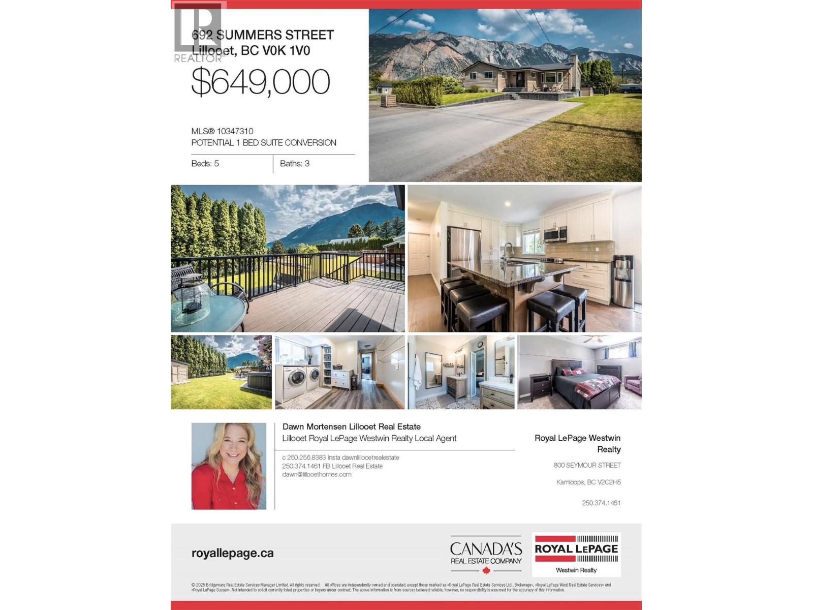692 Summers Street, Lillooet