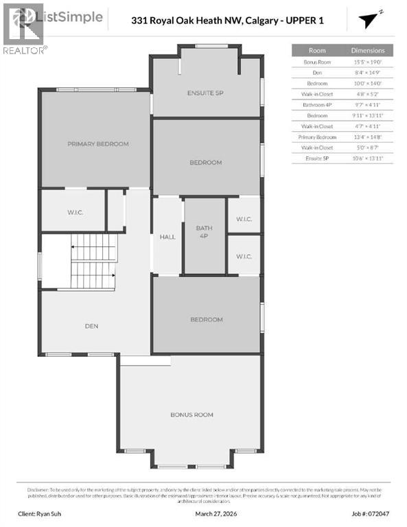 Single Family House for Sale in  Royal Oak Heath NW Royal Oak Calgary 