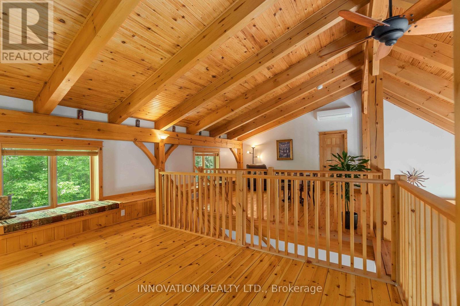Upper living room.
