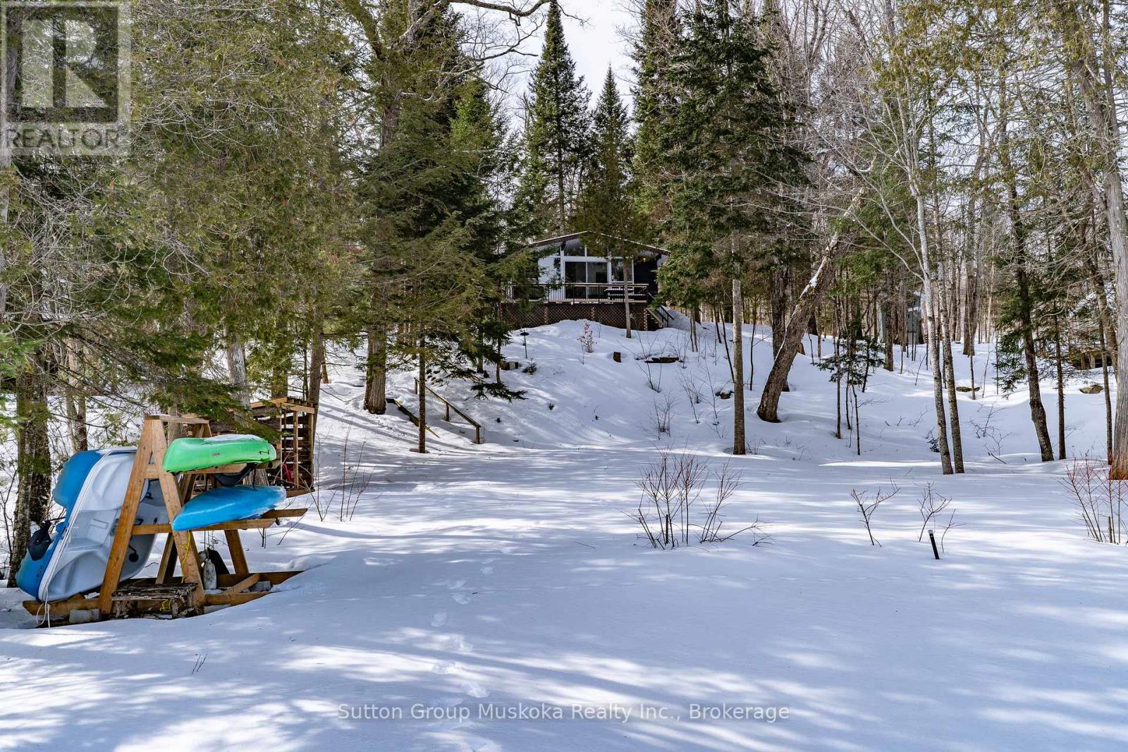Property winter view
