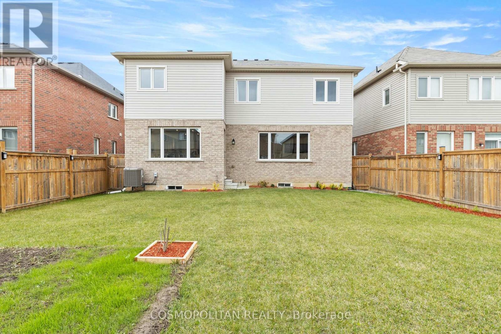 large fenced yard