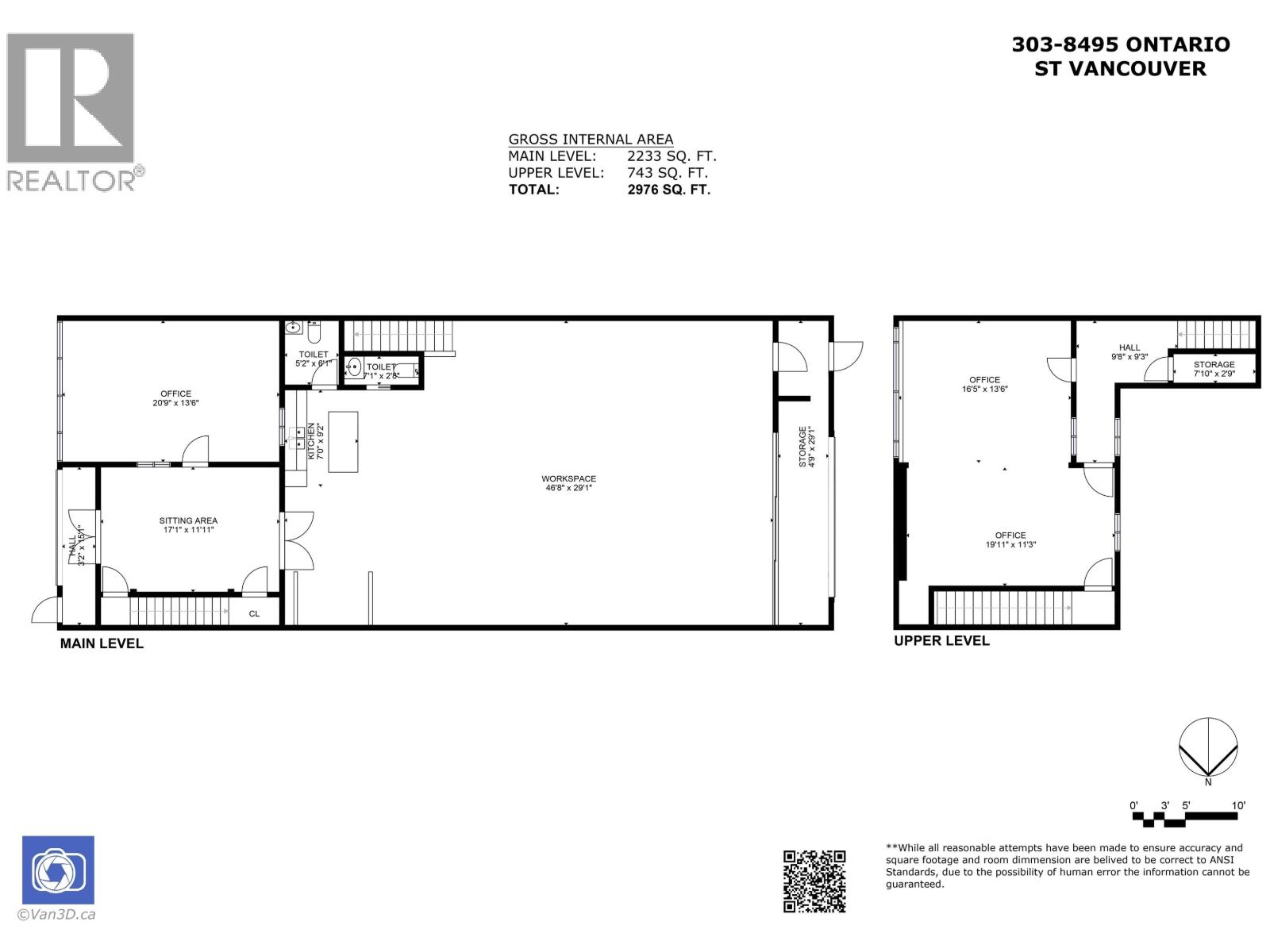 Industrial for Sale in Vancouver – 303 8495 ONTARIO STREET, Vancouver - Image 9