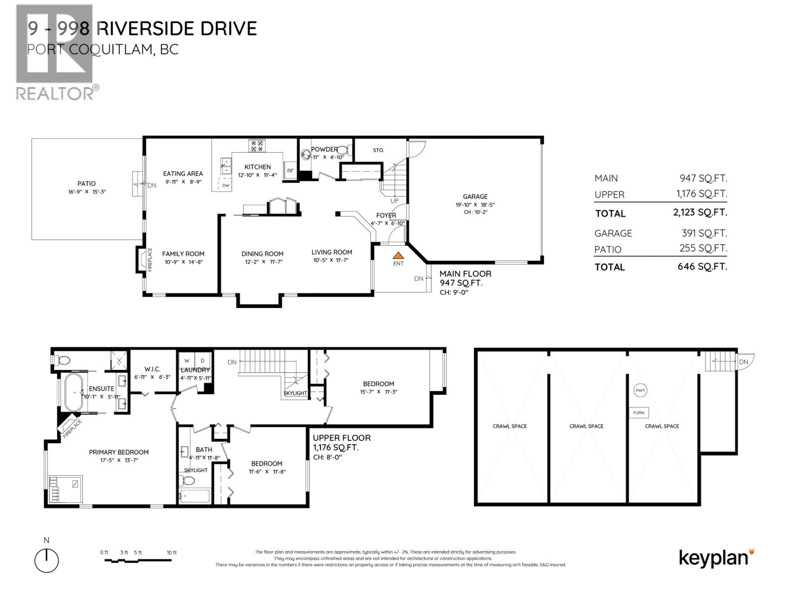 9 998 RIVERSIDE DRIVE, Port Coquitlam
