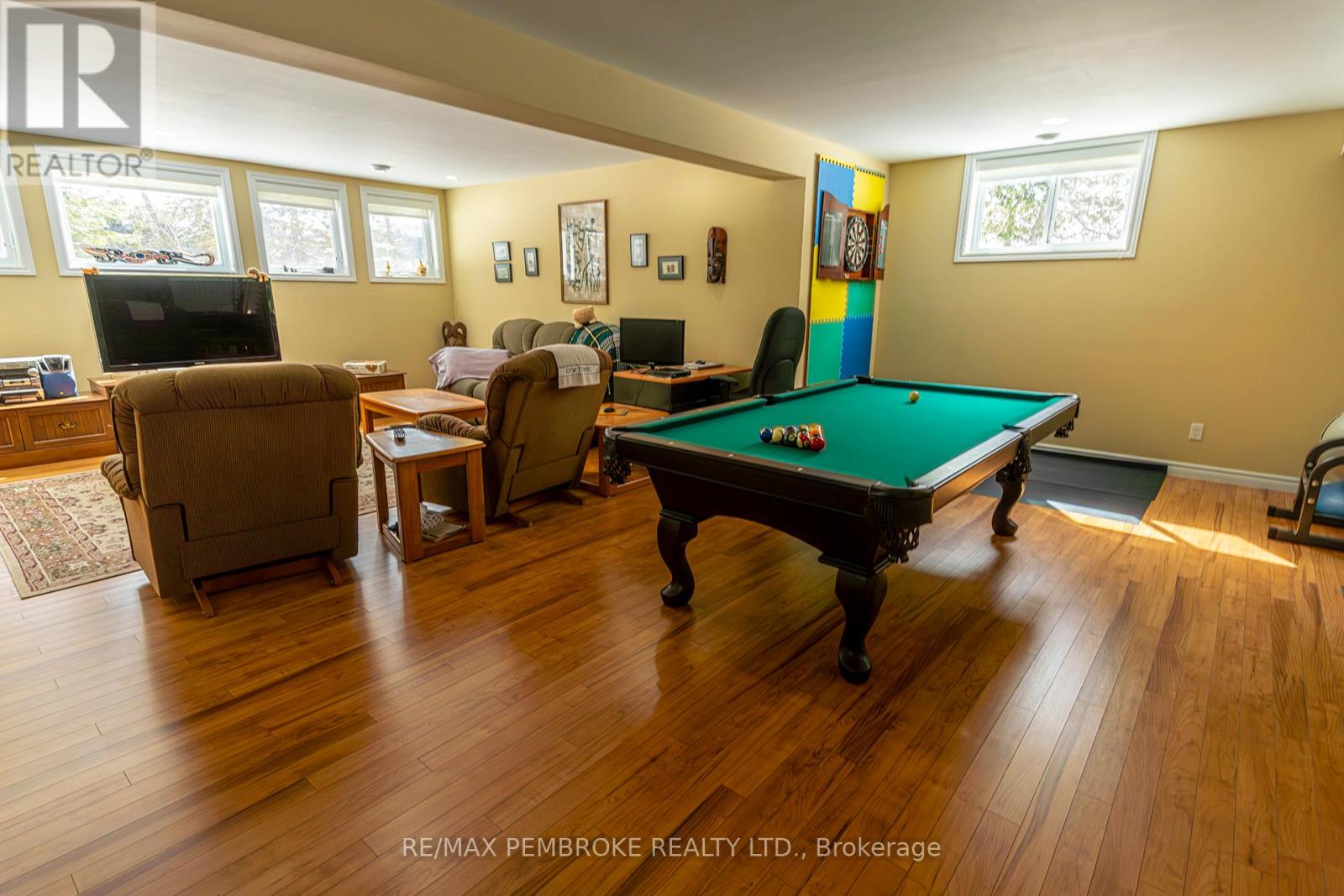 family room games area