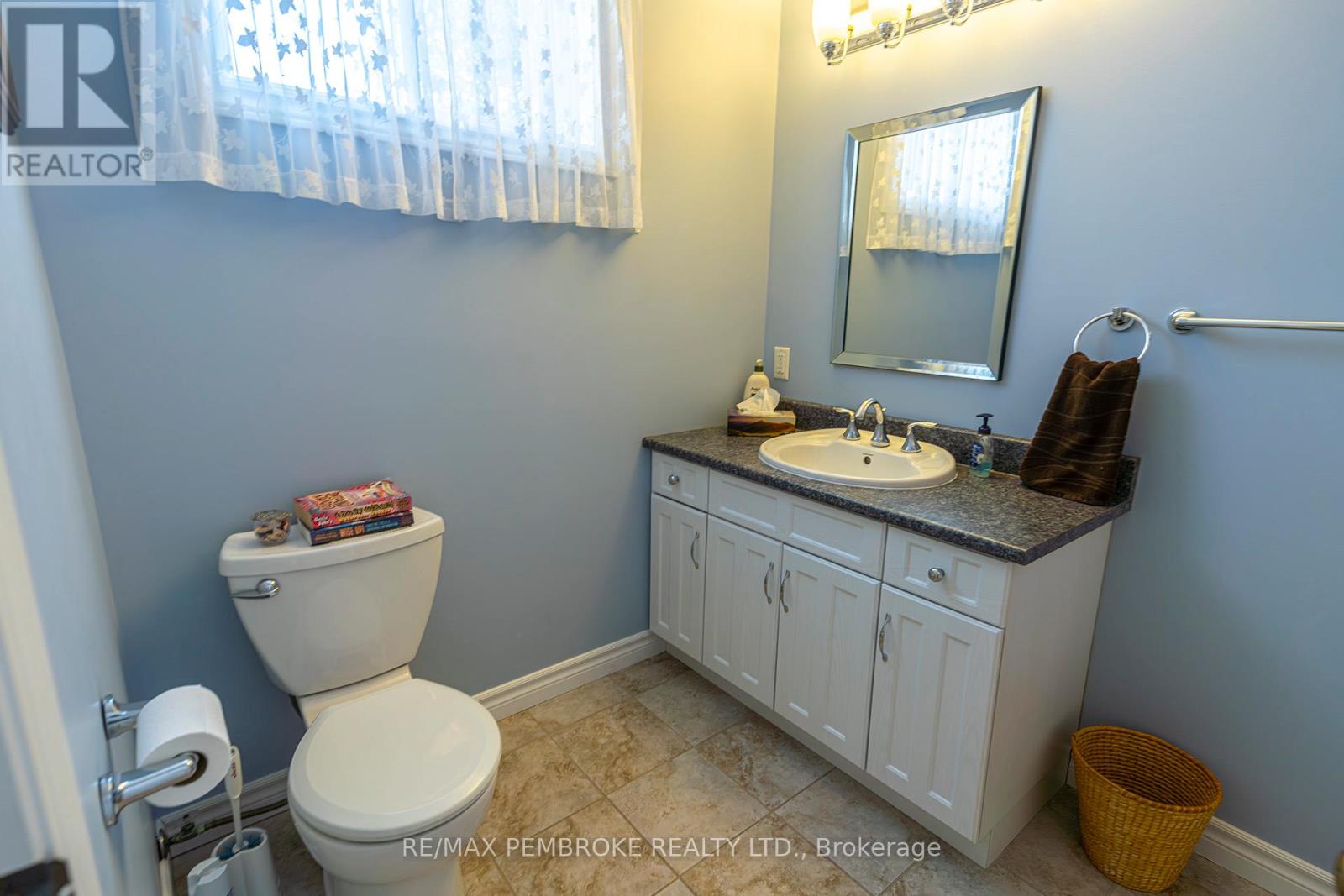 lower level bathroom