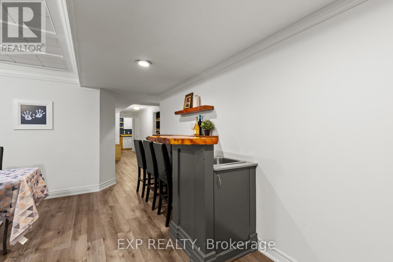 Family Room with B/I Bar