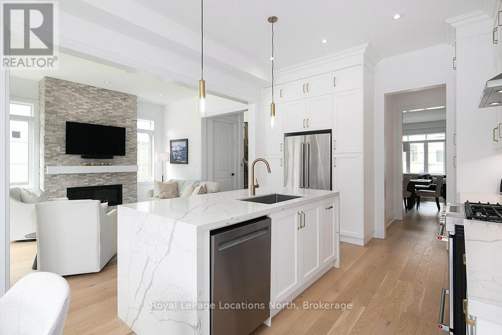 Open plan kitchen/ living view from nook