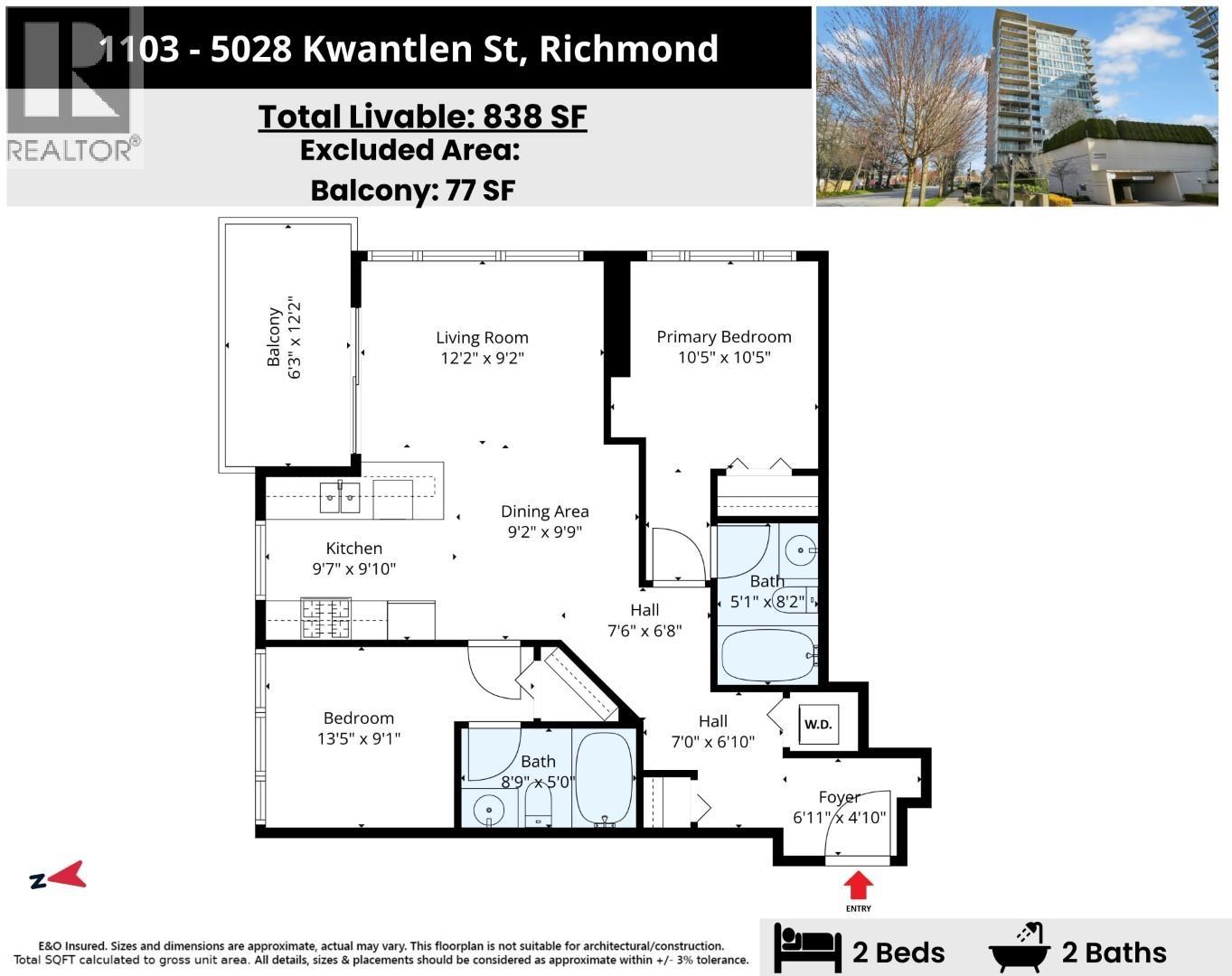 #1103-5028 KWANTLEN Street, Richmond